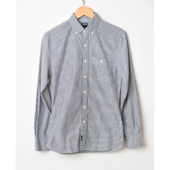 TODD SNYDER Striped Black White Button-Down Shirt Cotton Regular Fit XS - Picture 1 of 13